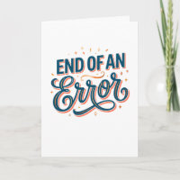 Einde van een fout — gefeliciteerd met je nieuwe v
