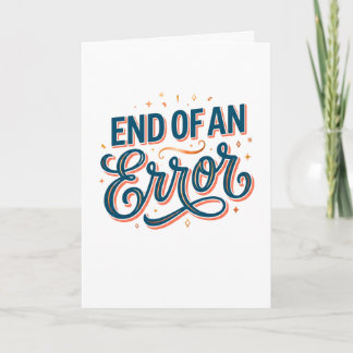 Einde van een fout — gefeliciteerd met je nieuwe v kaart
