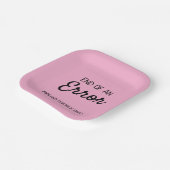 Einde van een fout papieren bordje (Gebogen)