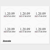 Einde van een fout - Stickers (Vel)