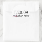 Einde van een fout - Stickers (Tas)