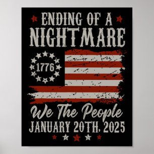einde van een griezelige nacht-47e President van d Poster