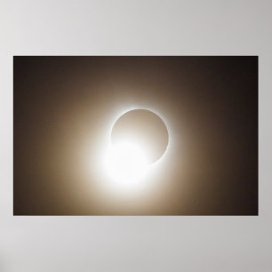Einde van een totale zonsverduistering poster