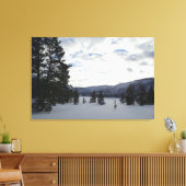 Einde van een zondag in het nationale park van Yel Canvas Afdruk (Insitu (Woonkamer))