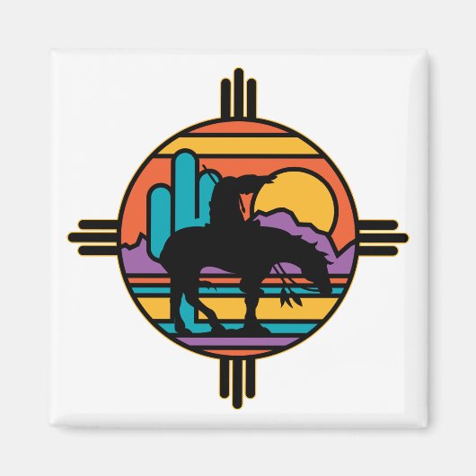 Einde van het Amerikaanse Indiaan Magneet (Voorkant)