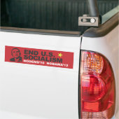 Einde van het Amerikaanse socialisme Bumpersticker (Op Truck)