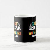 Einde van het jaar Handtekeningen gepersonaliseerd Koffiemok (Center)