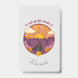 Einde van het leven Doula, hospice verpleegkundige Badge