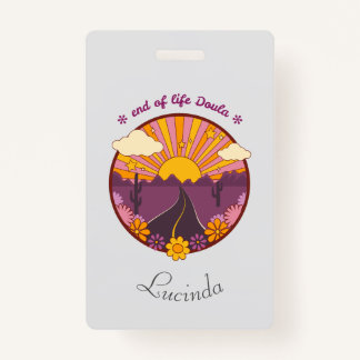 Einde van het leven Doula, hospice verpleegkundige Badge