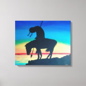 Einde van het spoor canvas afdruk (Voorkant)