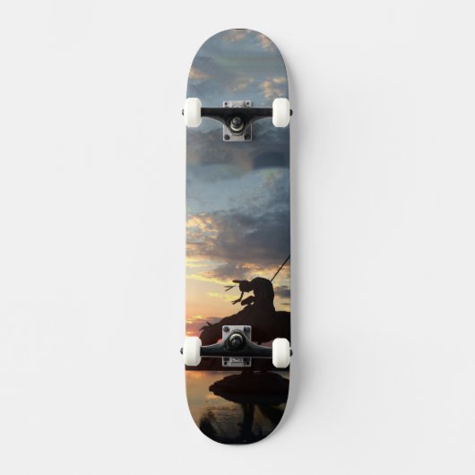 Einde van het spoor skateboard (Voorkant)