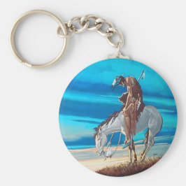 einde van het spoor sleutelhanger