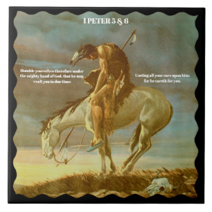 EINDE VAN HET SPOOR TEGELTJE