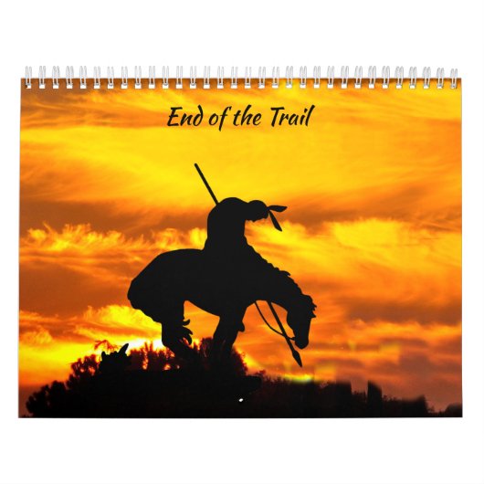 Einde van het Trail Twaalfmaandkalender Kalender (Hoes)
