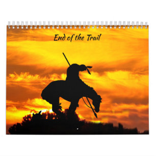 Einde van het Trail Twaalfmaandkalender Kalender