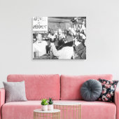 Einde van het verbod - arewell 18e wijziging canvas afdruk (Insitu (Woonkamer))