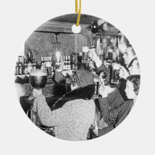 Einde van het verbod - arewell 18e wijziging keramisch ornament (Voorkant)