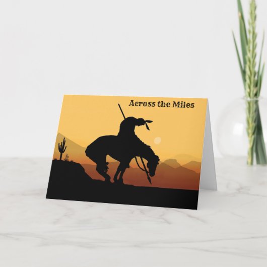 Einde van het Wenskaart van het spoor Kaart (Voorkant)