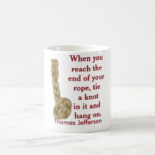 Einde van je touw - koffie mok