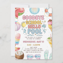 Einde van school, begin van zomerfeest