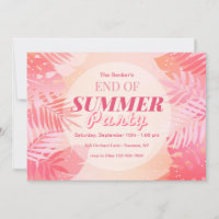 Einde van zomerfeest