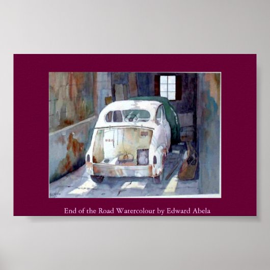 Einde weg poster (Voorkant)