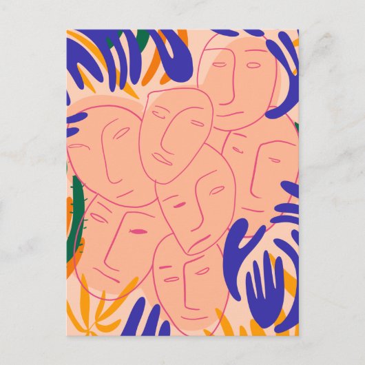 Einde zomer briefkaart (Voorkant)