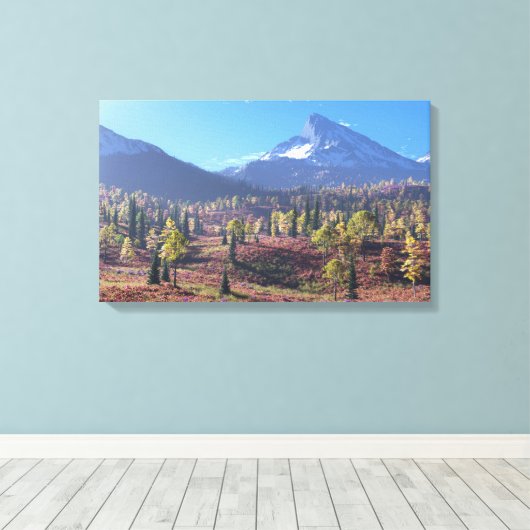 Einde zomer canvas afdruk (Insitu (Houten vloer))