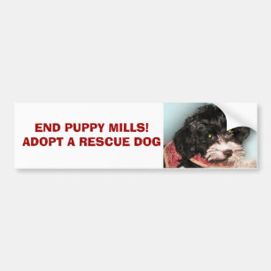 EINDE ZUIVERE MILLEN! NEEM EEN RESCUE... BUMPERSTICKER