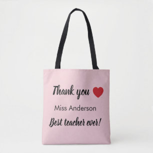 Eindejaarsgeschenk voor de leerkracht draagtas