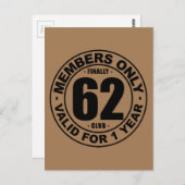 Eindelijk 62 clubs briefkaart (Voorkant / Achterkant)