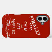 EINDELIJK  BLIJF RUSTIG TROUWEN Case-Mate iPhone CASE (Achterkant (horizontaal))