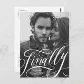 Eindelijk de Covid Photo opslaan op datum Briefkaart (Voorkant / Achterkant)