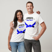 Eindelijk een BJJ Blue Belt!!! T-shirt (Unisex)