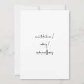 Eindelijk foto bruiloft Bewaar de datum Save The Date (Achterkant)