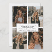 Eindelijk Fotocollage Afstudeerfeest Kaart (Achterkant)