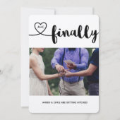 Eindelijk geHiterd! Save the Date. Kaart (Voorkant)