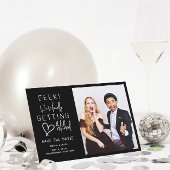 Eindelijk getrouwd Huwelijk Bewaar de datum Kaart