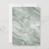 Eindelijk Gold Script Hunter Green Arch Framed Fot Save The Date (Achterkant)