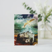 Eindelijk gratis - Briefkaart (Staand voorkant)