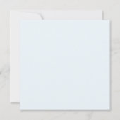 Eindelijk groene Powder Blue Floral Save The Date (Achterkant)