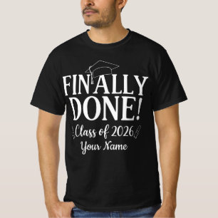 Eindelijk Klaar Afstudeerklas 2026 Geslaagd Op Maa T-shirt