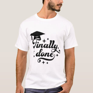 Eindelijk Klaar Afstudeerscriptie Ster Ontwerp T-shirt