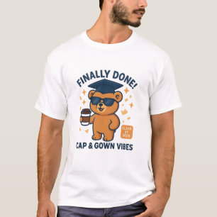 Eindelijk klaar afstuderen shirt klasse van 2025