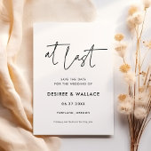 Eindelijk modern save the date