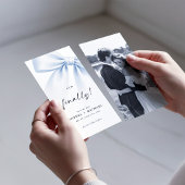 Eindelijk Monogram Foto Boekmerk Save the Date