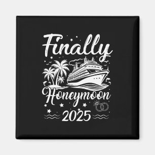 Eindelijk op honingmoon 2025 Romantische cruise ho Magneet