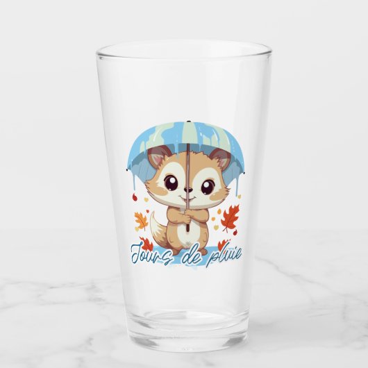 Eindelijk regendagen glas (Voorkant)