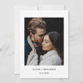 Eindelijk single Pink Rose minimalistische zwarte Kaart (Achterkant)