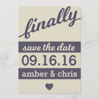 Eindelijk trouwen! Save the Date
